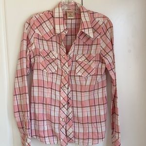 Pink True Religion flannel